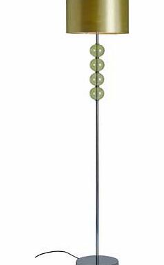 Glass Ball Floor Lamp - Lime