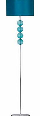 Inspire Glass Ball Floor Lamp - Teal