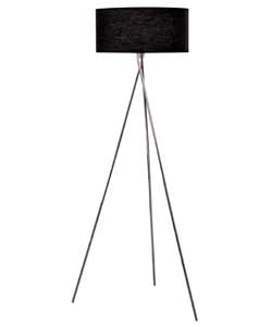 Tripod Floor Lamp - Chrome Black