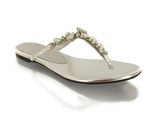 Jewelled Toe Post Sandal