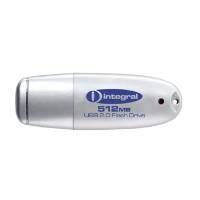 INTEGRAL 512MB USB2 FLASH KEY DRIVE FULL RETAIL