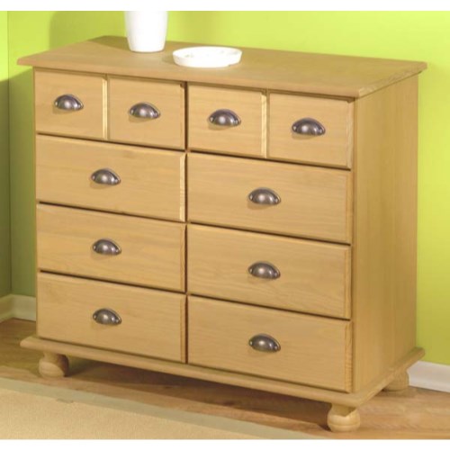 Inter Link SA Interlink Tucker Solid Pine 6 4 Drawer Chest