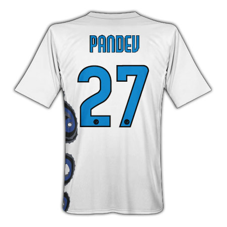 Inter Milan Nike 2010-11 Inter Milan Nike Away Shirt (Pandev 27)