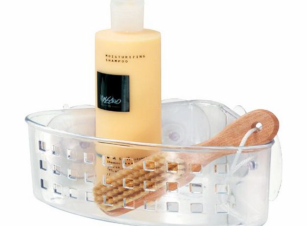 InterDesign Suction Corner Basket, Clear