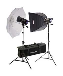 Interfit Stellar X Twin Head 150W Flash Umbrella