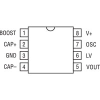 ICL7660SCPA CMOS VOLTAGE CONVERTOR (RC)