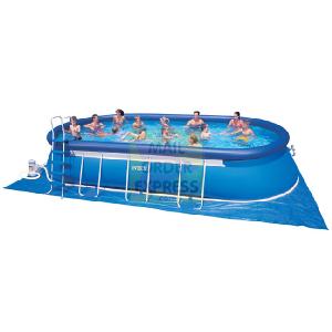 INTEX 12 x24 Oval Metal Frame Pool