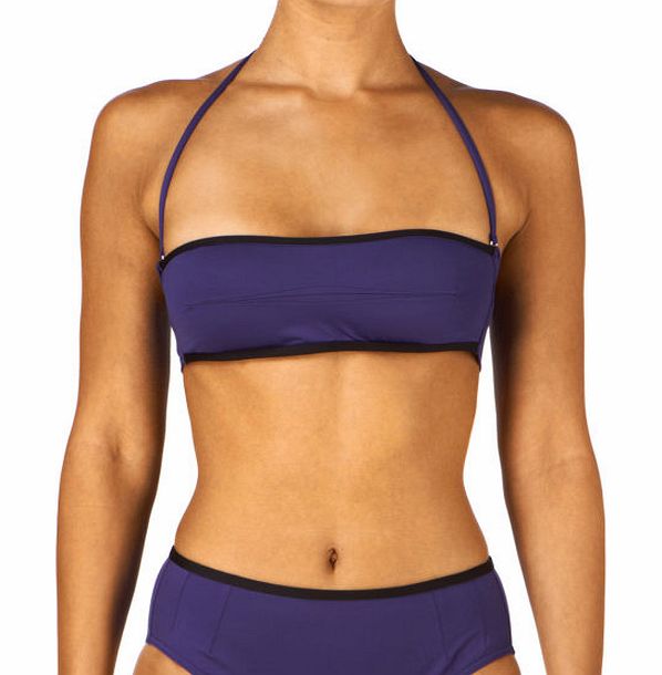 Iodus Womens Iodus Shitai Bandeau Bikini Top - Bleu