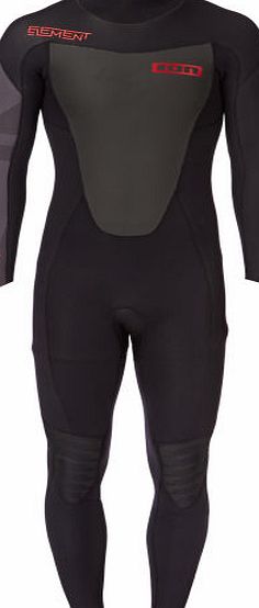 ION Mens ION Element Semidry 4 5mm Back Zip Wetsuit