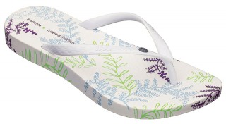 Botany White flip flop