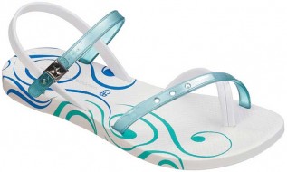 G2B Clear White/Blue Sandal