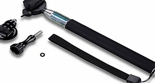 IPOW Telescoping Extendable Handheld handle Monopod Pole   Thumbscrew  Tripod Mount and Wrist Strap Accessory Kit for Gopro Hero1 Hero2 Hero3 Camera 9-41``