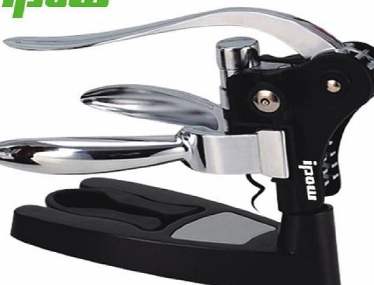 IPOW Zinc Alloy Deluxe Lever-Arm Rabbit Corkscrew Premium Wine Bottle Opener with Foil Cutter