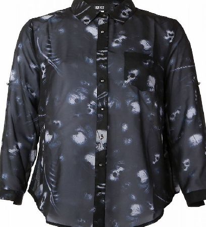 Iron Fist Infidelity Blouse - Size: M 3068IFLFTP