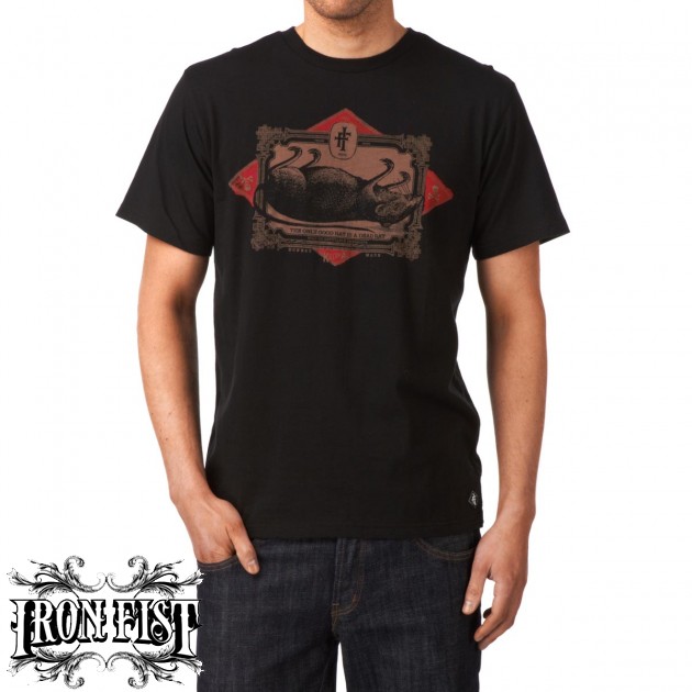 Mens Iron Fist Rat Poison T-Shirt - Black