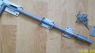 Ironmongery World 18`` Galvanised Surface Garage Door Drop Cane Bolt