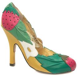 Female Cortesan Fruity Court Leather Upper Evening in Multi