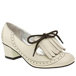 Female Irregular Choe Narissa Leather Upper in White