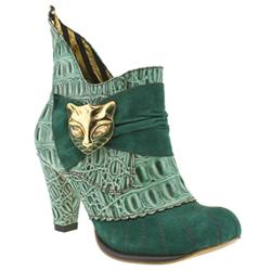 Irregular Choice Female Irregular Choice Whimsic Miaow Leather Upper Casual in Turquise