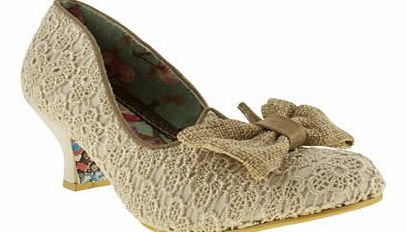 womens irregular choice natural fancy free bow