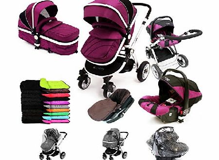 iSafe i-Safe System   iSOFIX Base - Plum Trio Travel System Pram 