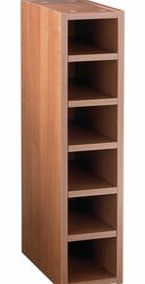 IT Kitchens Walnut Style Modern Wine Rack