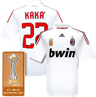 Adidas 08-09 AC Milan Champions away (Kaka 22)