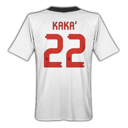 Italian teams Adidas 2010-11 AC Milan Away Shirt (Kaka 22)