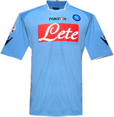 Italian teams Macron 09-10 Napoli home shirt