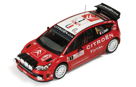 ixo Citroen C4 WRC Winner Rally Monte Carlo Night