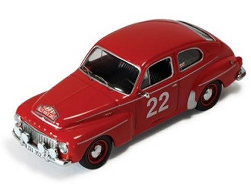 IXO Diecast Model Volvo PV544 (1965 Monte Carlo Rally) in Red (1:43 scale)