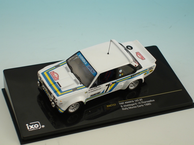 ixo Fiat 131 Abarth Fiat Italia #7 B.Waldegard Rally