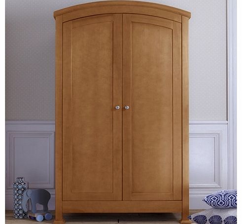 IzziWotNot Bailey Sleigh Wardrobe-Oak