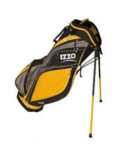 Izzo TARGA STAND BAG Black/Red/Silver