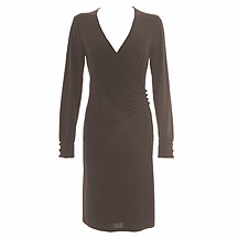 J by Jasper Conran Chocolate jersey wrap dress