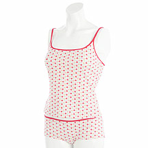 J by Jasper Conran Pink spot cotton vest