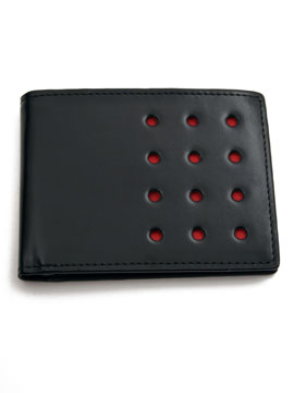 J Fold Black V-Twelve Wallet