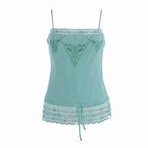 J Jeans by Jasper Conran Mint jersey lace camisole