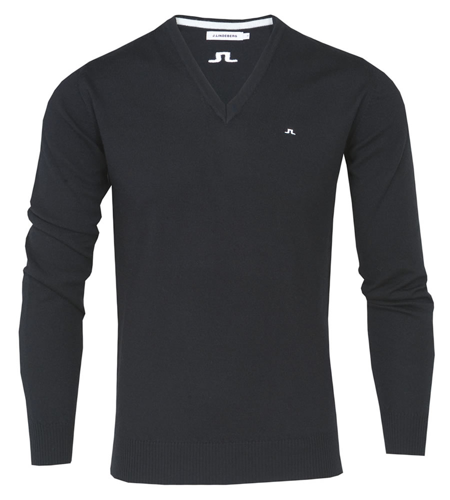 J Lindeberg Lymann Tour Merino Sweater Black