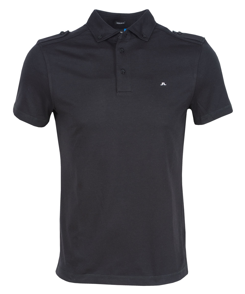 Sebastian Tech Mesh Polo Shirt Black