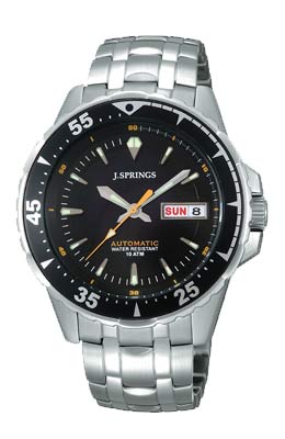 J.SPRINGS Automatic Sports Black Bezel Gents