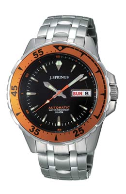 J.SPRINGS Automatic Sports Orange Bezel Gents