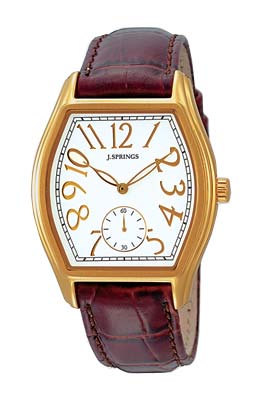 J Springs J.SPRINGS Tonneau Gold Brown Leather Ladies BLD011