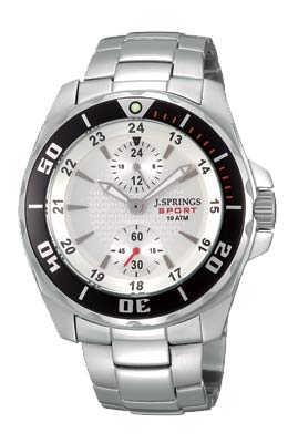 J Springs J.SPRINGS Urban Active Bezel 24 Hour Silver BLC002