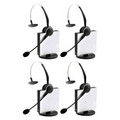 Jabra GN GN 9120 Flex Boom Noise Cancelling Wireless Headset- 4 Pack