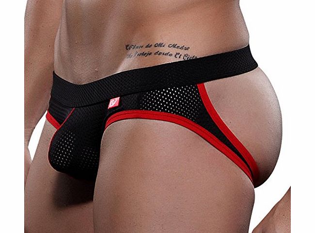 Jack Smith Mens Breathe Holes Underwear Thong Jockstrap Briefs (L)