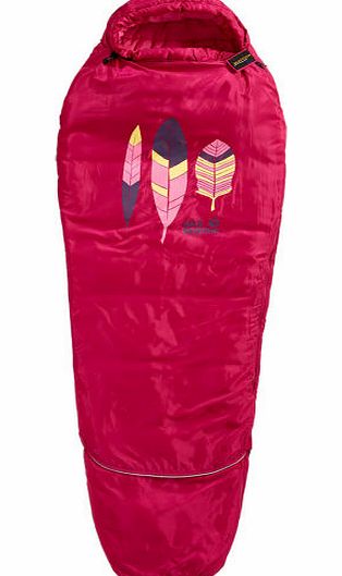 Jack Wolfskin Grow Up Kids Sleeping Bag - Azalea