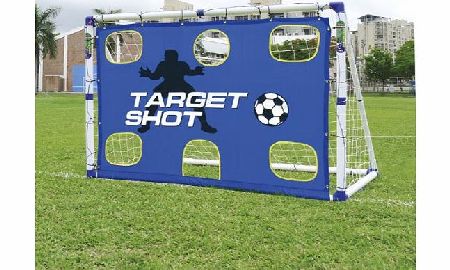 6FT GOAL 2 IN 1 TARGET SHOT SOCCER FOOTBALL GOALS