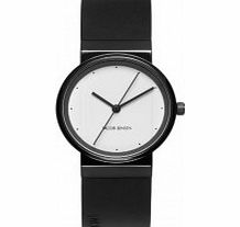 Jacob Jensen Ladies New Series White Black Watch