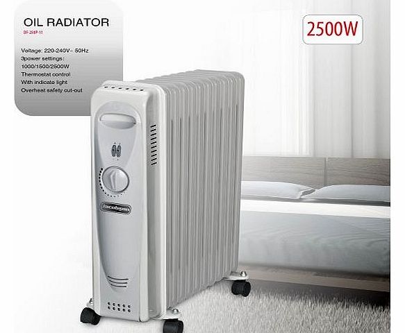 Jacobson 2500 Watt Oil Filled Radiator